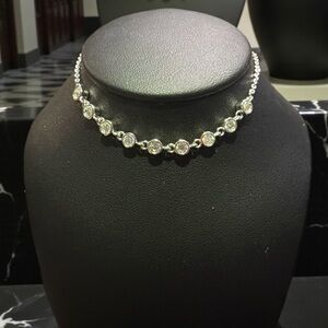 GRA Certified 1.8 ct Moissanite Bracelet in Tungsten Finish